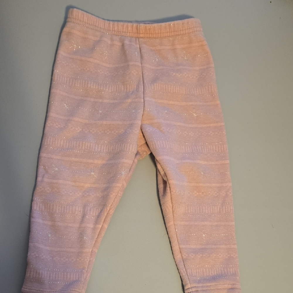 Carter's Light Pink Patterned Leggings